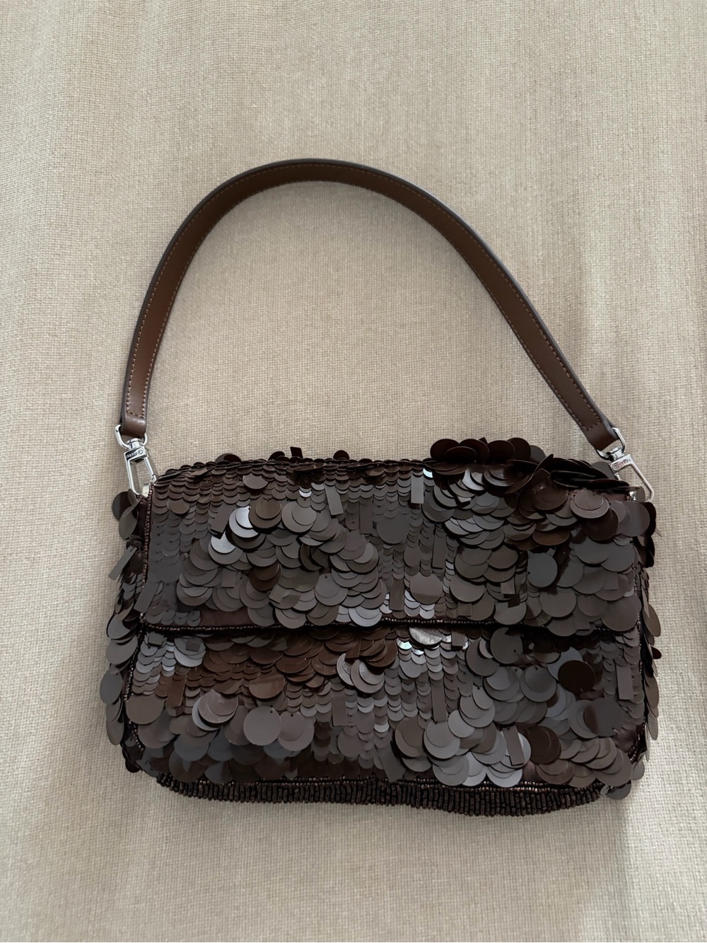 STAUD Timmy Sequin Shoulder Bag - Picture 4 of 5